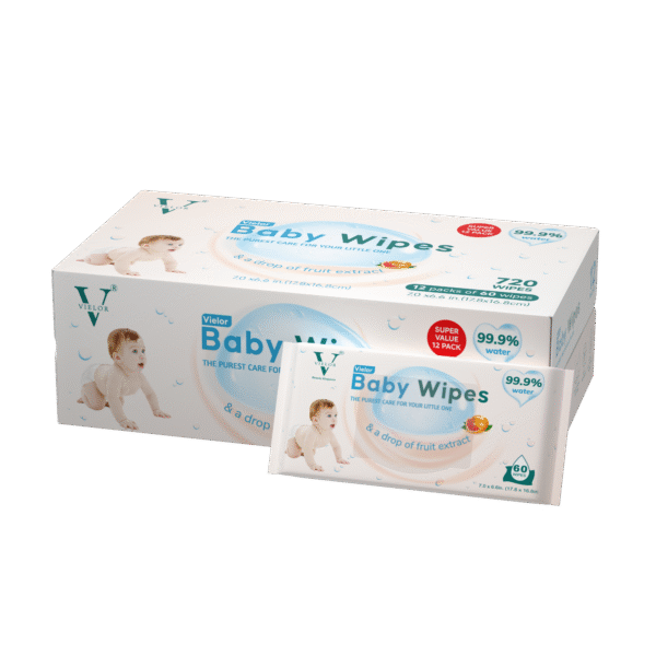 Vielor Baby wipes 99.9% Aqua Water Ultra soft